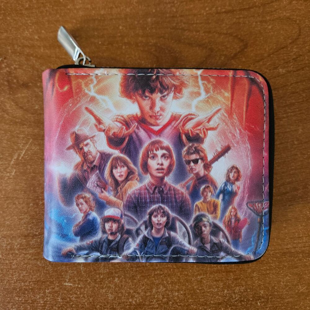 Stranger Things Wallet Eleven's Power & the Whole Hawkins Crew in Your Pocket